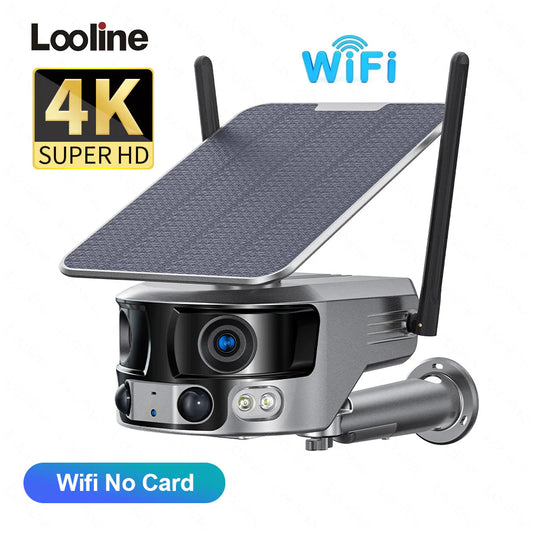 Looline 4K 8MP 180° Solar Camera Review