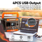 4PCS USB Output 1x USB-A QC3.