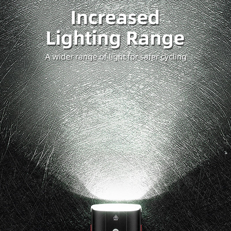 ROCKBROS D3-1000 Bike Front Light - IPX6 Rainproof Type-c Rechargeable Bicycle Light 1000LM Cycling Headlight LED Flashlight MTB Bike Lamp