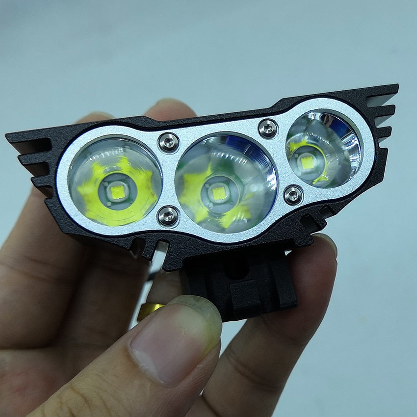 Iluminação de bicicleta LED Solarstorm X3 - 4 modos bicicleta T6 luz frontal lâmpada de ciclismo lanterna USB traseira 10000mAh bateria Mtb à prova d'água