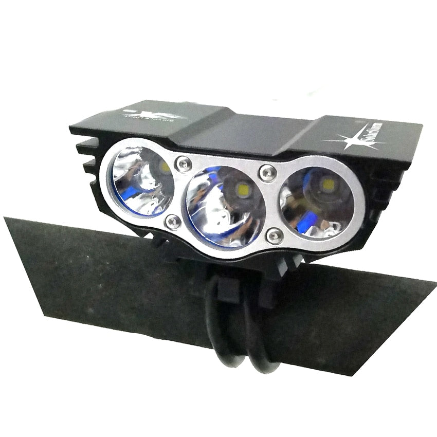 Iluminação de bicicleta LED Solarstorm X3 - 4 modos bicicleta T6 luz frontal lâmpada de ciclismo lanterna USB traseira 10000mAh bateria Mtb à prova d'água