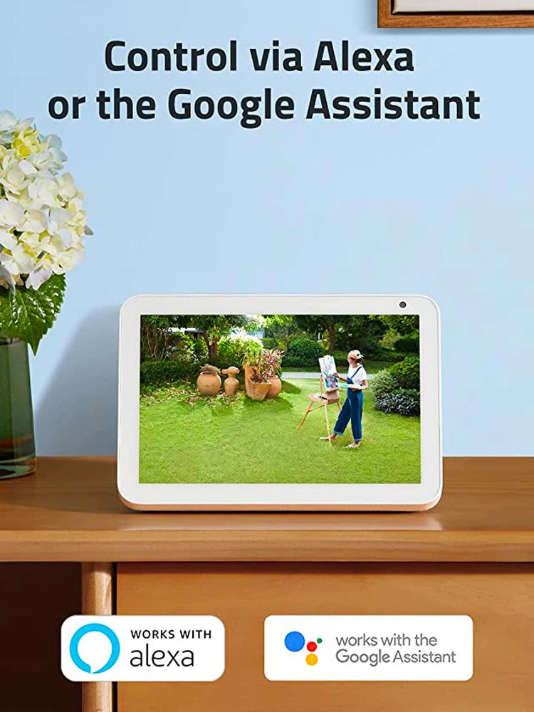 Eufy E40 Security SoloCam, Control via Alexa or the Google Assistant WORKS With works with