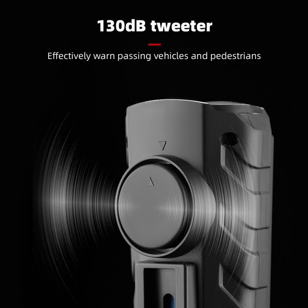 Solar USB Rechargeable Bicycle Headlight - Waterproof LED Headlight Bicycle Warning Lamp Power Display Cycling Accessories