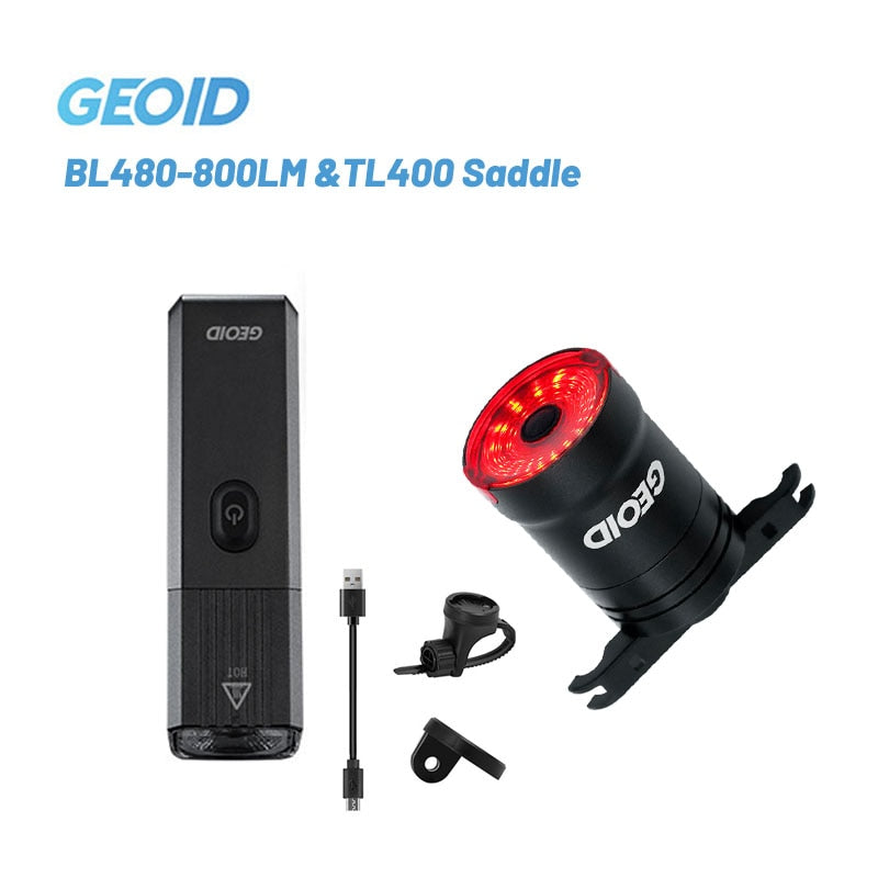 BL710 Bike Smart Front Light - USB Rechargeable Cycling Headlight IPx6 Waterproof LED Bicycle Flashlight Lamp
