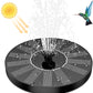 1.5W Solar Fountain Pump -  with 6 nozzles Solar Bird Bath Fountain, Water Pump Floating Fountains Suitable for Ponds
