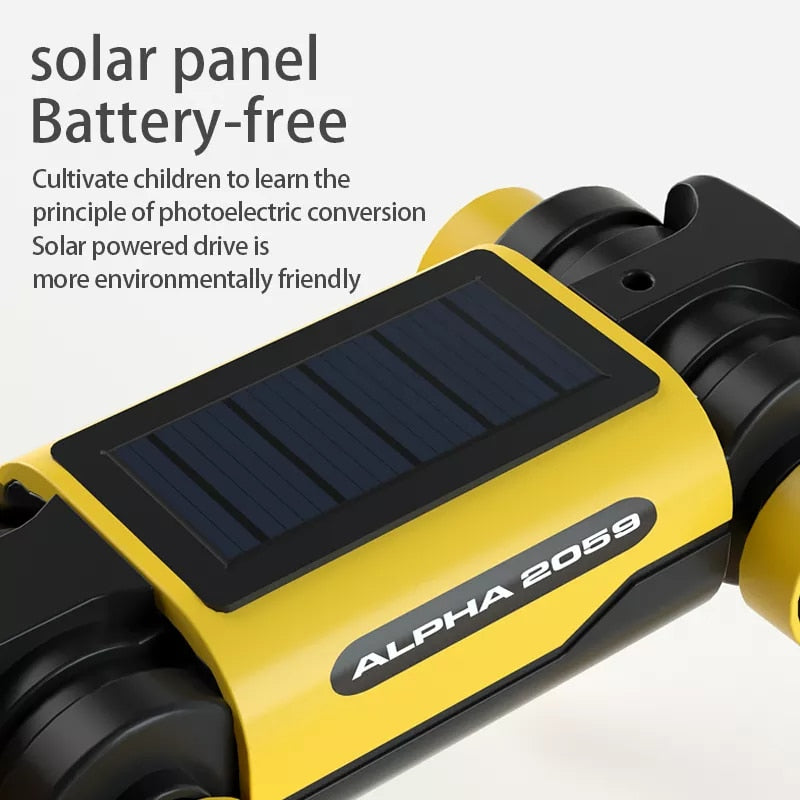 Robô Cão Mecânico Elétrico Movido a Energia Solar - Ciência Tecnológica Brinquedos de Montagem DIY Educacionais Brinquedos de Desenvolvimento Intelectual para Crianças Presentes