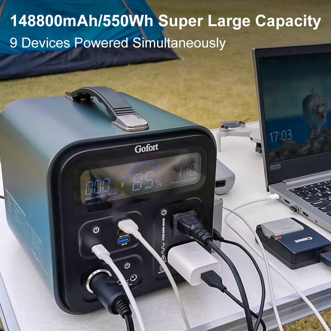 148800mAh/5soWh Super Large Capacity