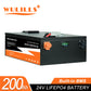New 12V 24V 48V 100Ah 200Ah 280Ah 300Ah LiFePo4 Battery Pack - Lithium Iron Phosphate Batteries Built-in BMS For Solar Boat No Tax