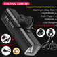 ROCKBROS D3-1000 Bike Front Light - IPX6 Rainproof Type-c Rechargeable Bicycle Light 1000LM Cycling Headlight LED Flashlight MTB Bike Lamp