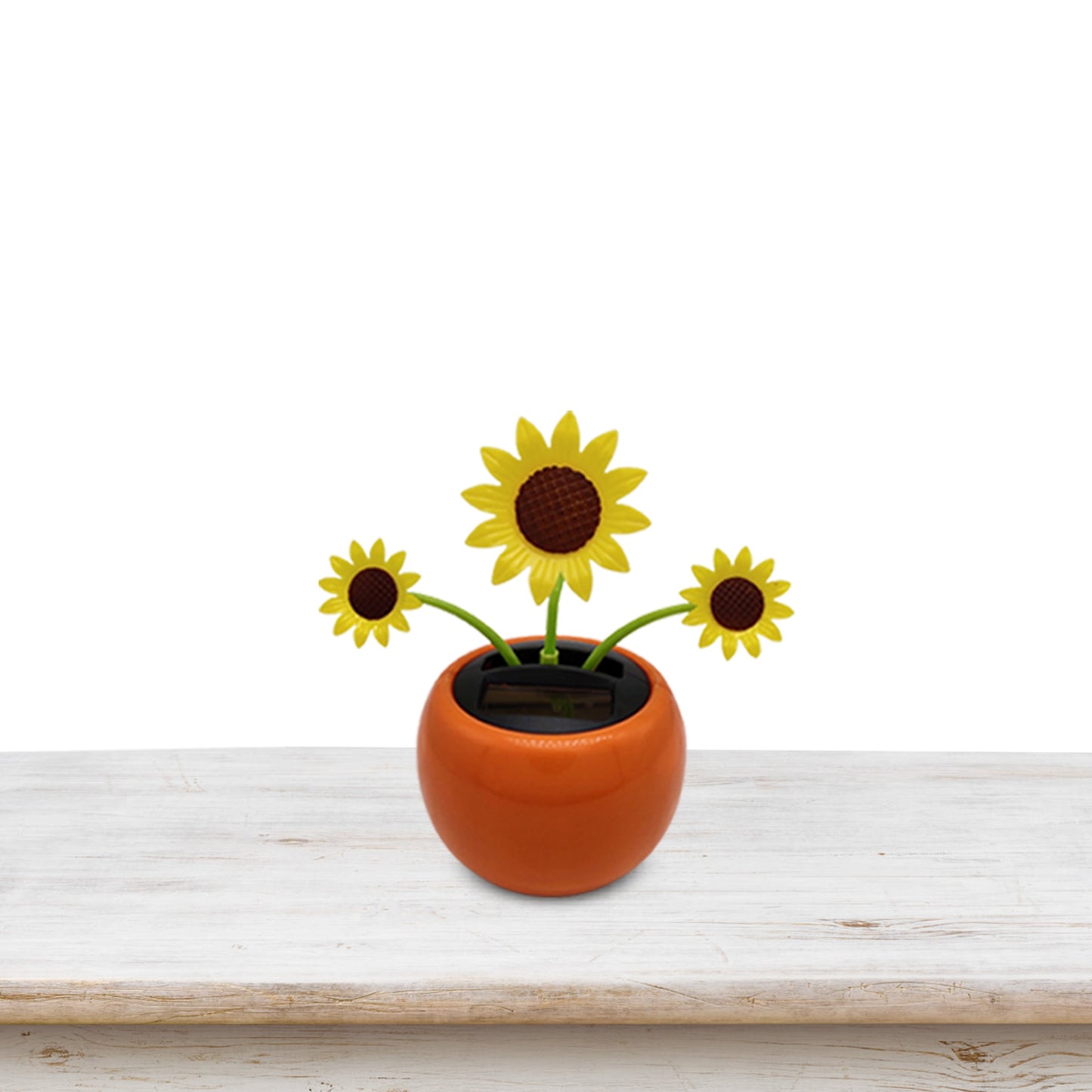 Solar Powered Dancing Flowers Swinging Toys - Funny Electric Auto-swinging Shaking Head Car Decoration Ornaments Kids Holiday Gift