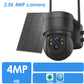 CHAMOUS 2.5K 4MP WiFi Wireless Outdoor IP Camera Solar Panel 1080P CCTV Security Camera Battery Long Standby ICsee Video Surveillance