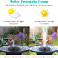 Solar Fountain Pump No battery needed Can still work on cloudy days Cloud