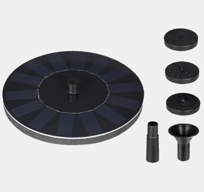 Floating Solar Fountain Solar Powered Fountain Pump for Standing Floating Birdbath Water Pumps for Garden Patio Pond Pool