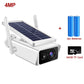 BYSL 4MP Solar Camera - Outdoor Wireless Battery Powered Full Color Night Vision Surveillance Security Protection CCTV PIR IP Camera