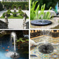 Mini Solar Water Fountain Pool Pond - Waterfall Fountain Garden Decoration Outdoor Bird Bath Solar Powered Fountain Floating Water