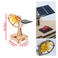 Children DIY Solar Powered Electric Fan Toy - Science Educational Physics Motor Circuit Device Kit Wooden Puzzle Sets Toys