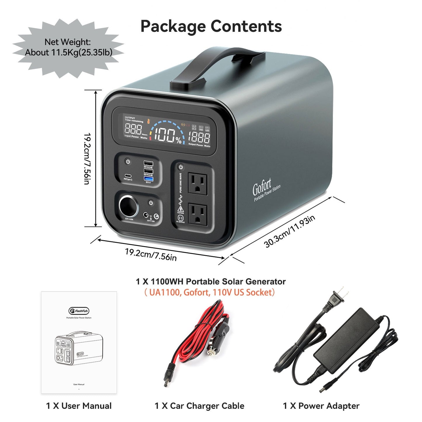 FF Flashfish UA1100, FlashFish Aduespnic Eatain 1