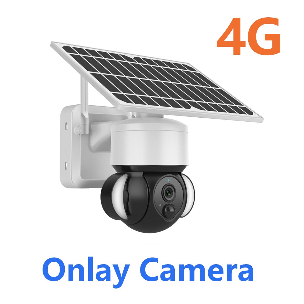 Cámara solar SHIWOJIA 516C - 4G / Wifi Batería de 7500mAh con energía solar con paneles solares de 5W 3MP Color Visión nocturna CCTV inalámbrico para jardín