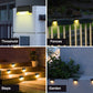 Solar Deck Lights 4/8/16 PCS Outdoor Solar Step Light Warm White for Garden Fence Railing Stairs Waterproof Led Solar Fence Lamp