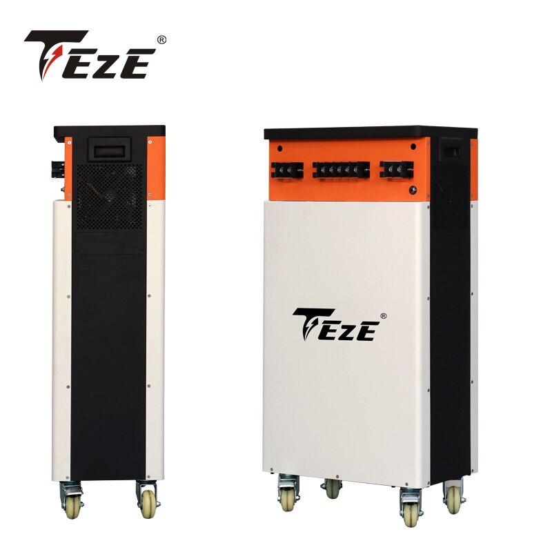 48V 200Ah 10KWh 51V LifePo4 Battery Powerwall All-in-one Mobile ESS Built-in MPPT&Inverter BMS System Home Storage Bateria Solar