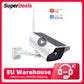 SuperDeals Tuya Smart Life 5MP WiFi Camera - Solar Powered 2MP Security Wireless Battery Camera Home Surveillance IP66 Waterproof Outdoor PIR