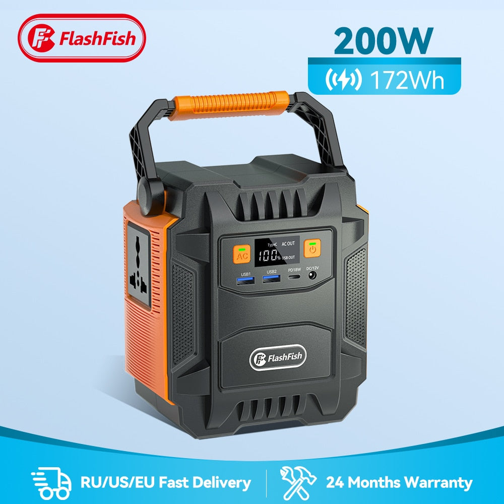 FlashFish 200w (($) 172Wh