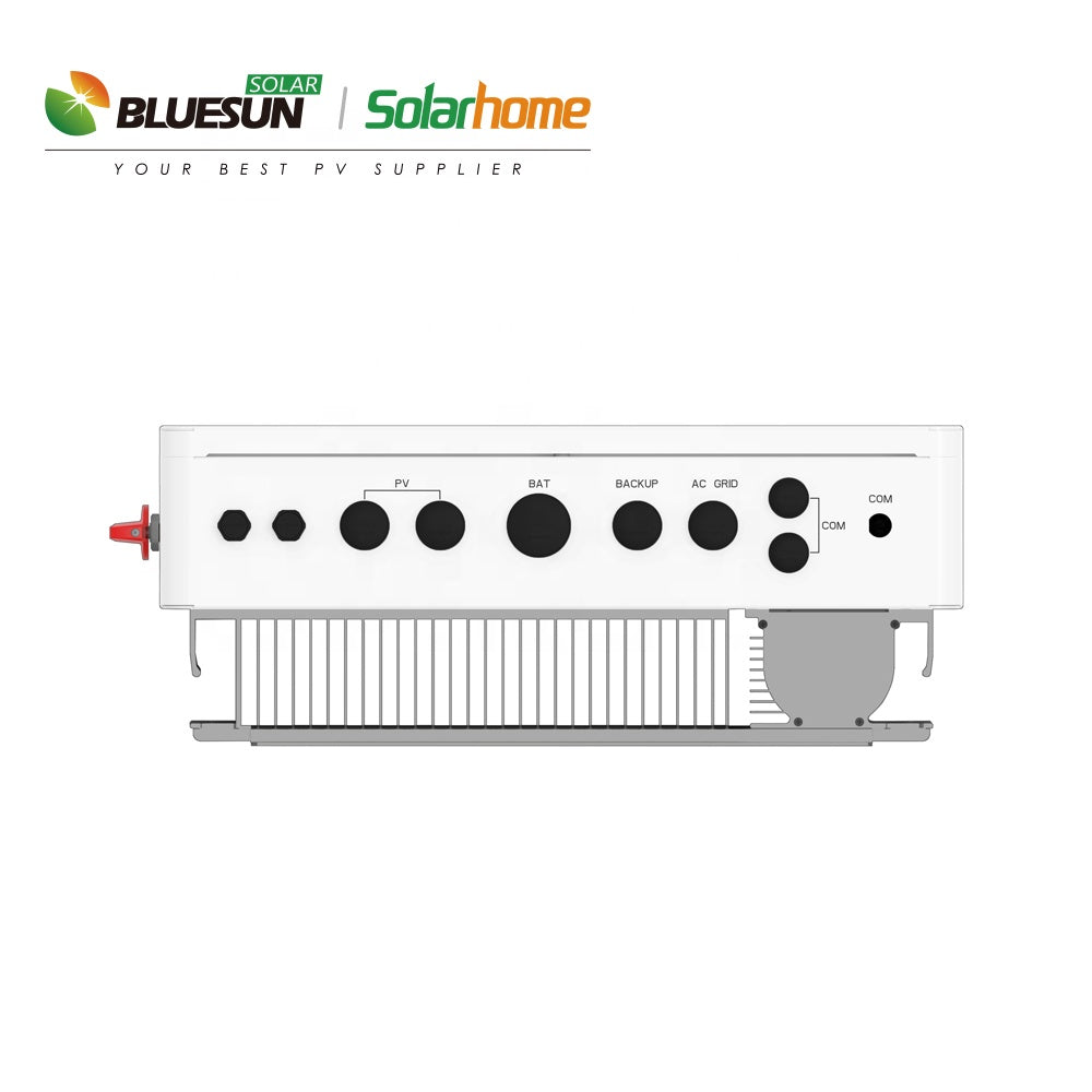 Bluesun 7.6KW Hybrid Solar Inverter - High Voltage Solar Invert with Battery for Home Commercial | Best Solar