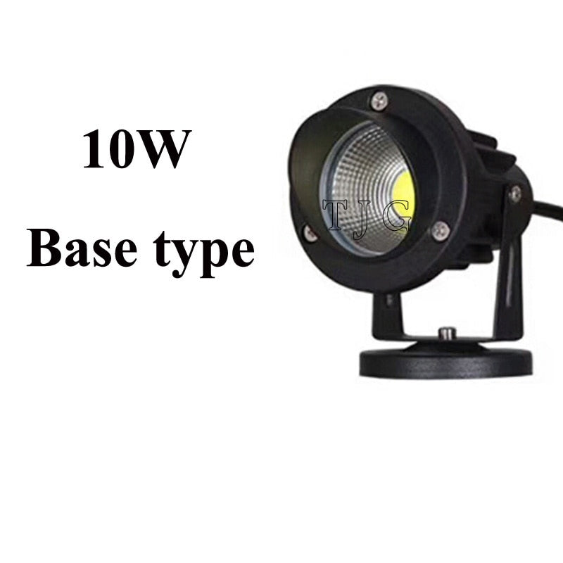 LED COB Illuminazione da giardino 3W 5W 10W Outdoor Spike Prato Lampada Illuminazione impermeabile Led Faretti da giardino con luce AC110V 220V DC12V