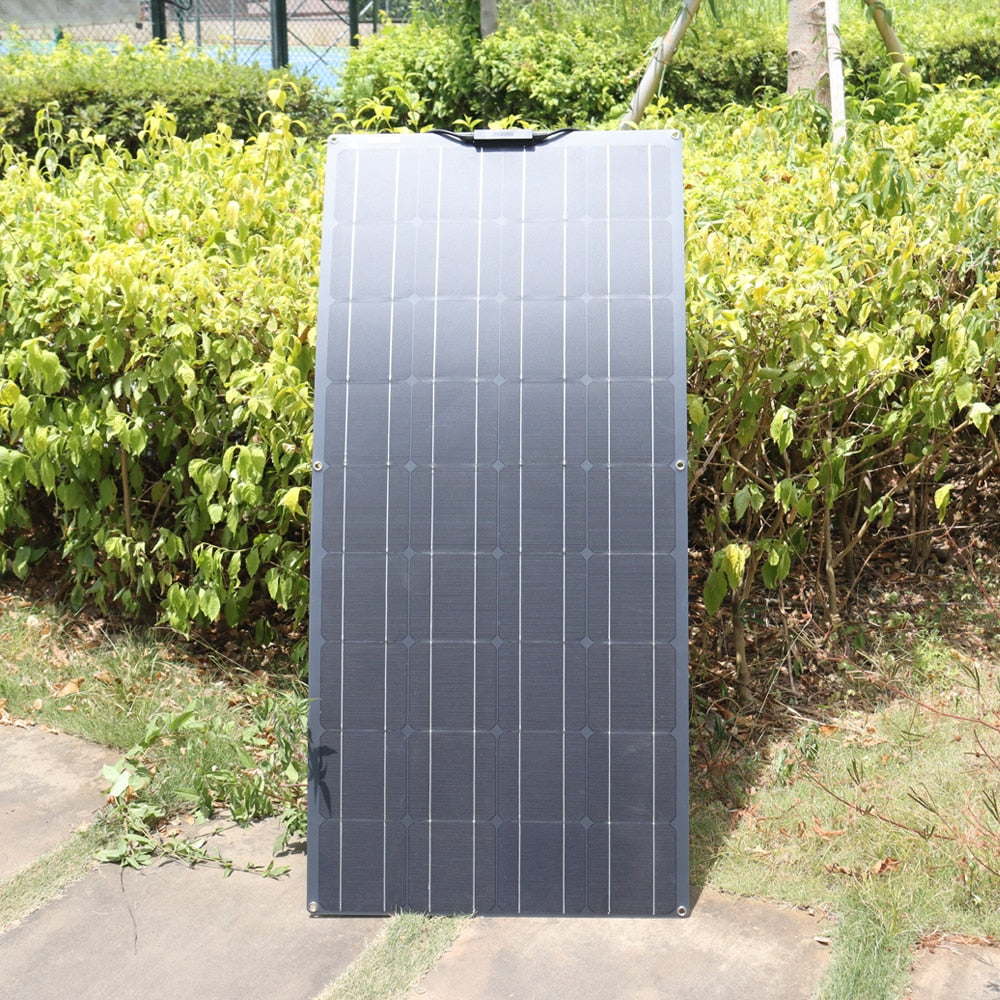 600w 300w 200w flexible solar panel 12v solar battery charger kit photovoltaic panel system for home car boats motorhome 1000w