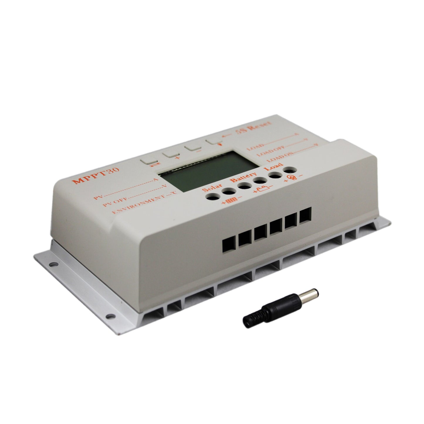 30A Solar Charge Controller MPPT 12V 24V for 200W-380W Solar Panel Battery Regulator Max PV 48V USB Output 5V LCD Display