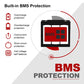 Built-in BMS Protection Overcharge protection Overcurrent BMS protection
