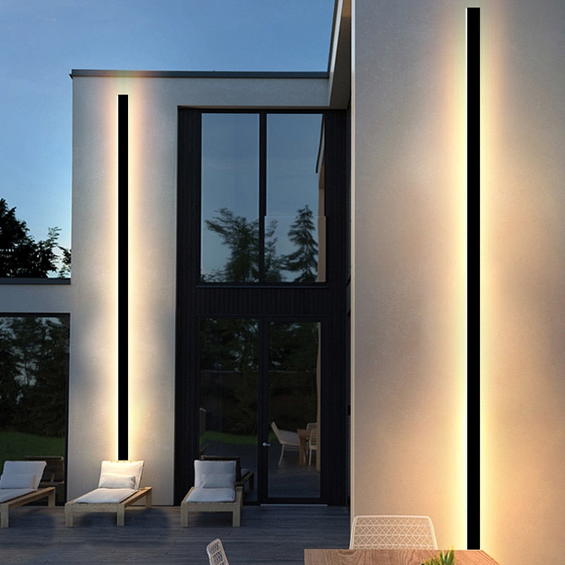 LED-Außenwandleuchte, modern, wasserdicht, IP65, Villa, Veranda, Garten, Terrasse, Außenwandleuchte, regenfest, vor dem Garagentor