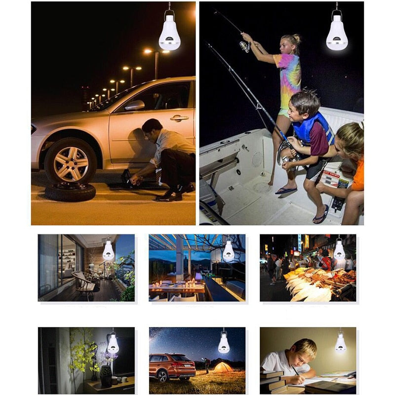 Lampadina Solare Da Esterno Impermeabile Con Gancio Lampada Solare Da Giardino Cortile Emergenza Lampadina A Risparmio Energetico