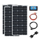 Flexible Solar Panel 200W Kit System 18V 100W Monocrystalline Panel Solar Camping Car RV Battery Charger Home Solares Paneles