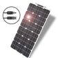 100w 200w 300w 400w Flexible Solar Panel High Efficiency 23% PWM Controller for RV/Boat/Car/Home 12V/24V Battery Charger