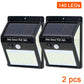 140 LEDs Solar Sensor Wall light 2 pCS .