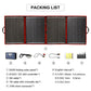 PACKING LIST @: 2OOW folding solar panel*