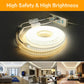 220V Waterproof LED Strip Light High Brightness 120LEDs/m For Home Decoration Kitchen Outdoor Garden LED Light With Switch