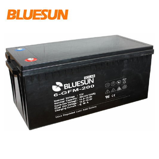 Bluesun 200Ah Solar Battery, BLUESUN 200 9V w' (€ 14 T