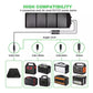 80W Portable Solar Panel, HIGH COMPATIBILITY 4 connectors work for most SVI