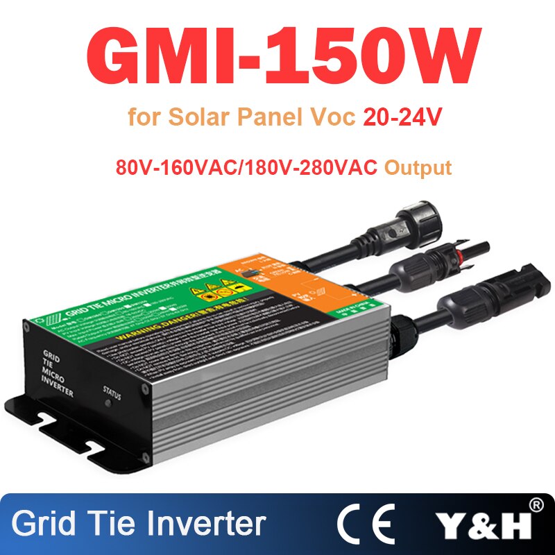 GMI-150W for Solar Panel Voc 20-24V 80