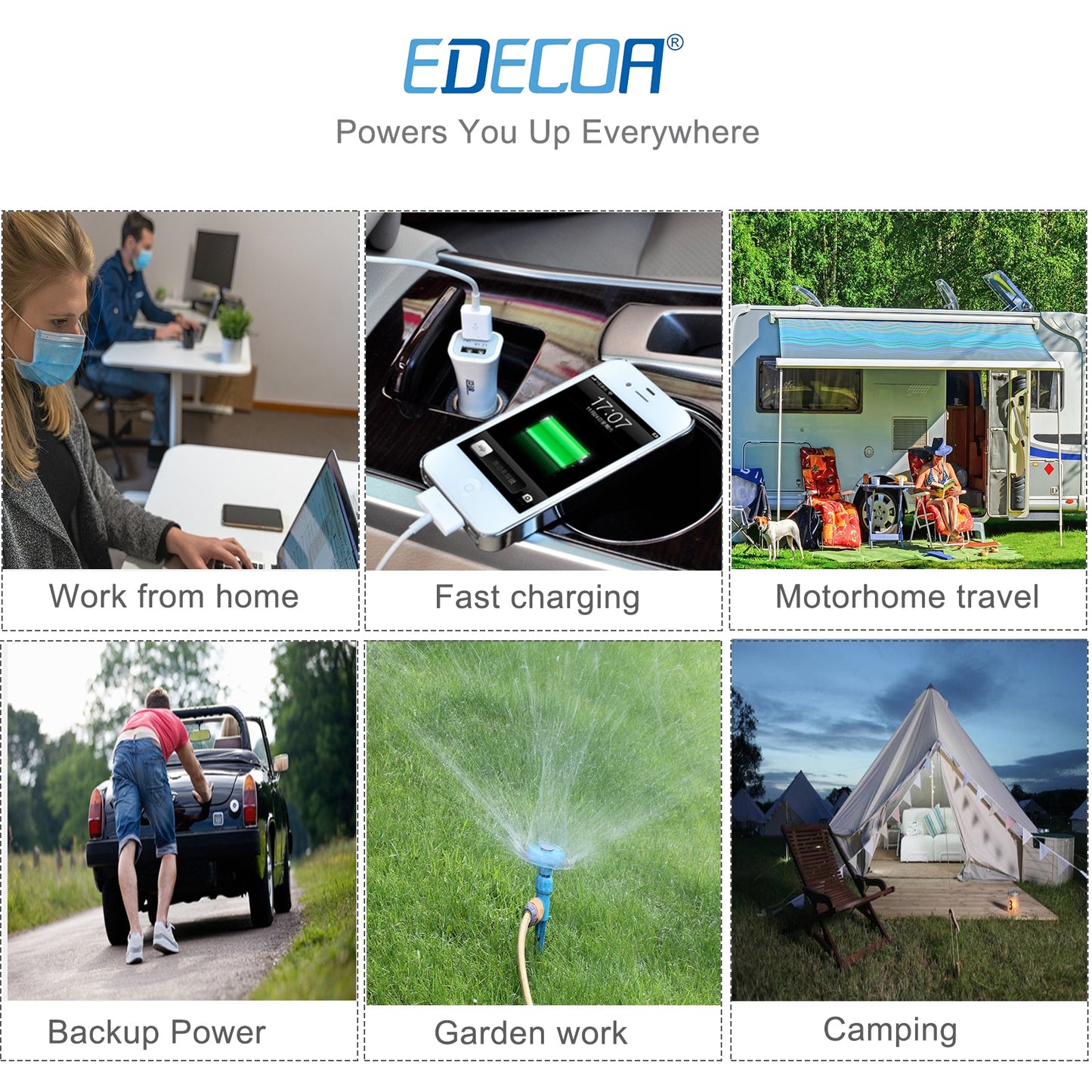 Edecoa Powers You Up Everywhere Work from home Fast