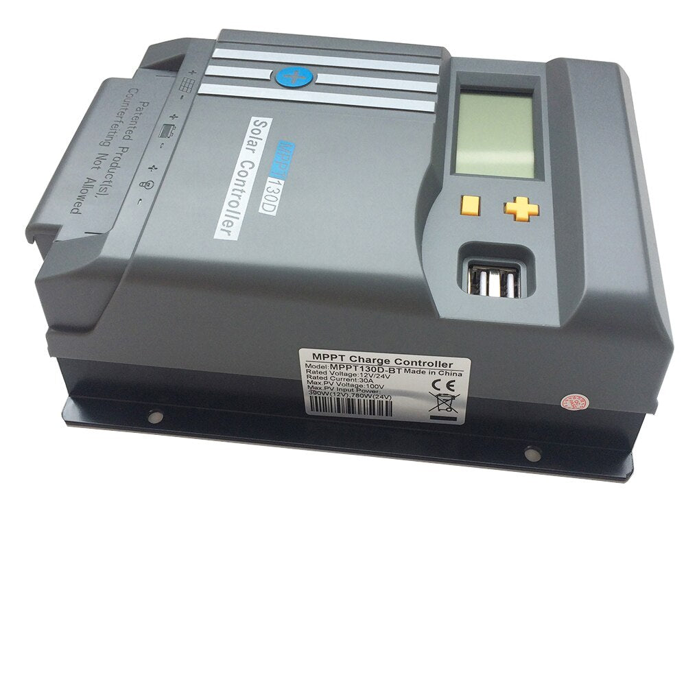 20A MPPT Solar Charge Controller with WiFi Bluetooth Device 12V/24V For Flood GEL LifePo4  Lithium Battery