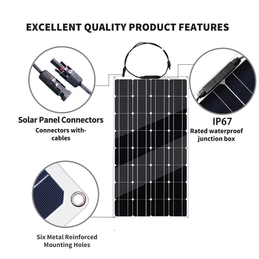 12V Flexible Solar Panel, EXCELLENT QUALITY PRODUCT FEATURE
