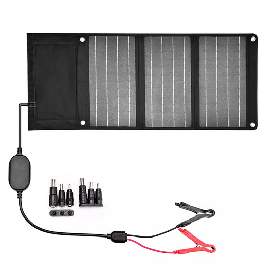 30W Portable Solar Panel - 18V portable Mono solar charger mini foldable solar panel | Best Solar
