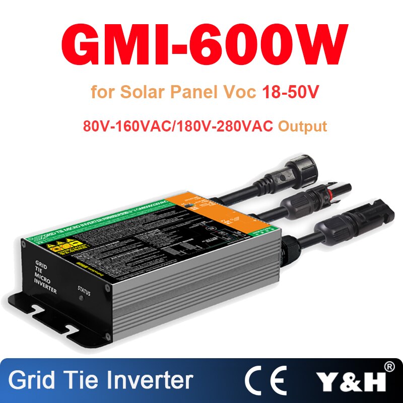 GMI-6o0w for Solar Panel Voc 18-50V