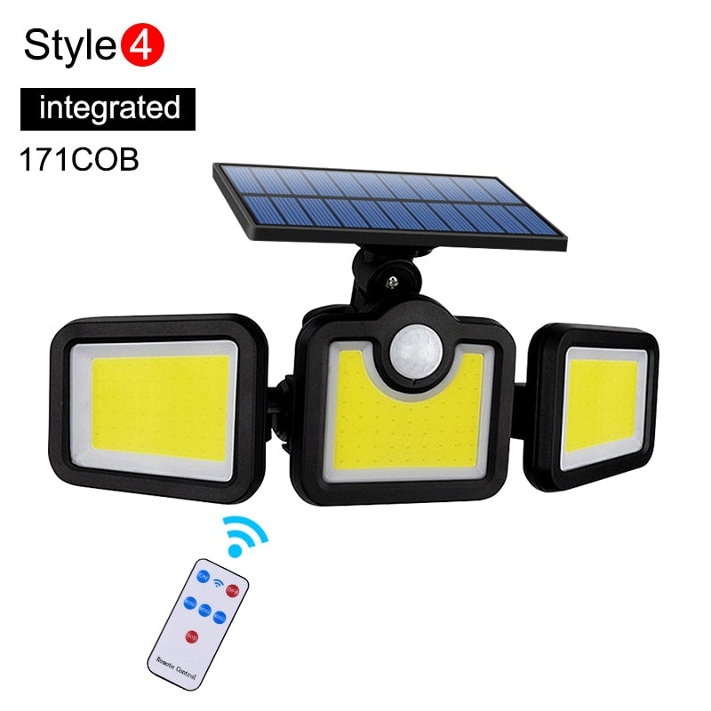 20w Super Bright Solar Lights 122led IP65 Waterproof Outdoor Indoor Solar Lamp With Adjustable Head Wide Lighting Angle