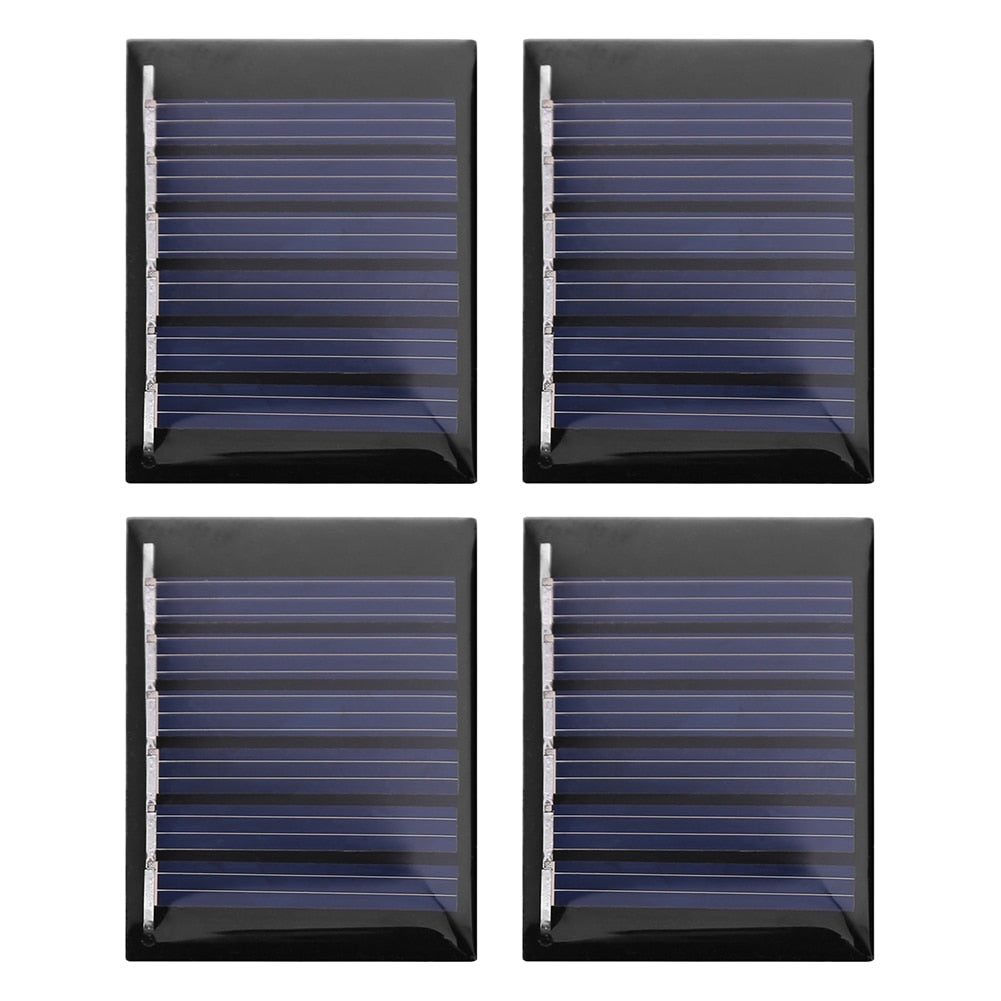 0.15W 3V Mini Solar Panels Portable Solar Battery 1/2/4Pcs Charging Module 40 X 30mm For DIY Lighting System Cells Charger Board