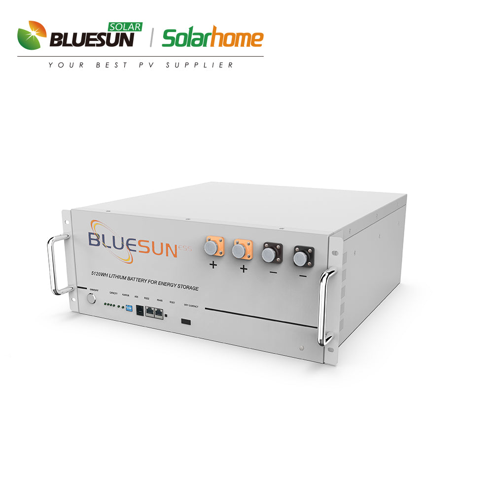 Bluesun 51.2V 100Ah Solar Battery - deep cycle lifepo4 lithium battery hybrid solar system | Best Solar