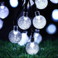 50 Leds 10M 5M Crystal Ball Solar Lamp Led String Fairy Lights Solar Street Garlands Garden Outdoors Christmas Tree Decoration